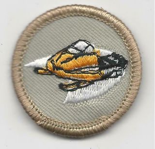 Vintage 1997 - 1998 Scouts Canada Snowmobiler Merit Badge