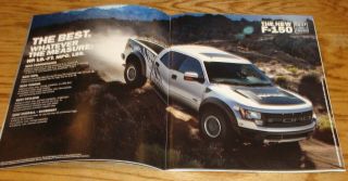 2011 Ford F - 150 Truck Sales Brochure 11 XL STX SVT Raptor XLT FX2 FX4 2