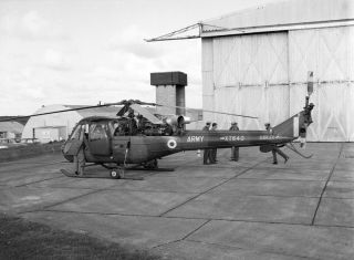 Army Air Corps,  Westland Scout Ah.  1,  Xt640; Large Negative