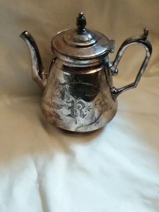 Wilcox Silverplate Co.  Quadruple Plate Teapot