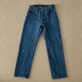 Vintage 70s Levis 501 Blue Jeans Size 29x30 Straight Leg Denim Usa Made
