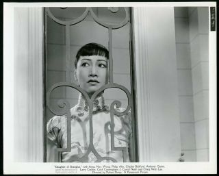 Anna May Wong " Daughter Of Shanghai " Vintage 1937 Portrait Photo