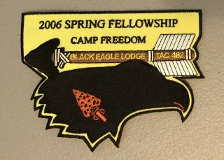 Black Eagle Lodge 482 2006 Spring Fellowship Transatlantic Council Oa Patch