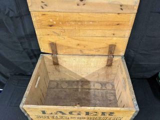 RARE PRE PRO WOOD BEER CRATE LEMP ST LOUIS LAGER BEER MISSOURI DATED 1913 4