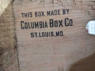 RARE PRE PRO WOOD BEER CRATE LEMP ST LOUIS LAGER BEER MISSOURI DATED 1913 5
