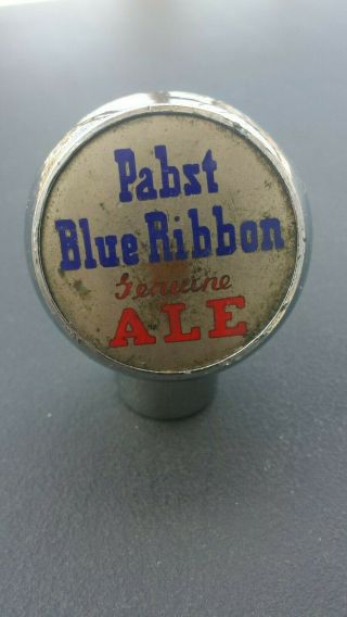 Vintage Pabst Blue Ribbon Ale Beer Ball Knob Tap Handle - 1930 