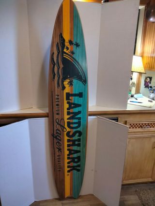 Landshark Sign - 6 Foot Fishtail Surfboard (indoor Use Only)