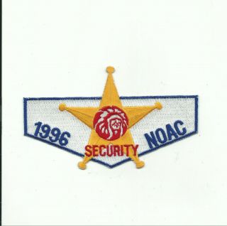 Bd Scout Bsa 1996 Noac Security Flap Order Of The Arrow Conference National Oa