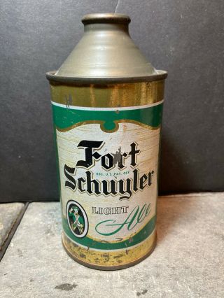 Fort Schuyler Ale Cone Top Beer Can.  Utica Ny.  Rare Ale
