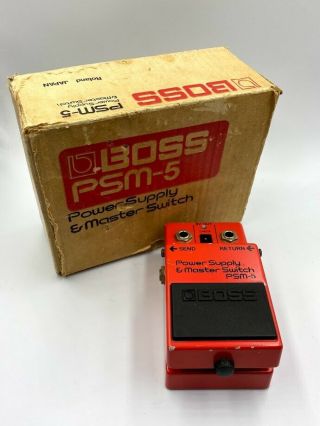 Boss Psm - 5 Power Supply & Master Switch 