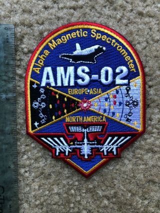 Nasa Ams - 02 Alpha Magnetic Spectrometer Patch Sts - 134