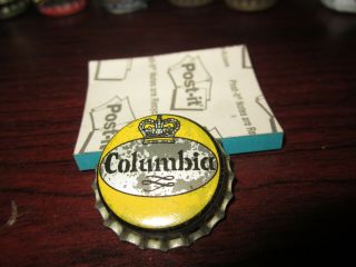 Columbia - Bc - Canada - Cork Beer Bottle Cap - Crown