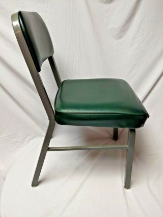 Hon Tanker Style Scatter Chair Industrial Vintage Metal 29 " X 18 " X 18 " Green 4