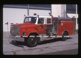 Oakland Ca E15 1986 International Westates Pumper Fire Apparatus Slide