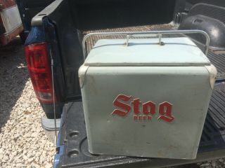 Vintage Beer Cooler Stag