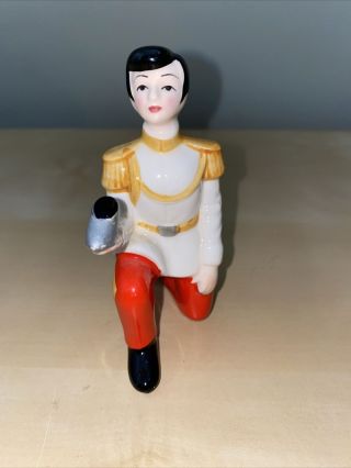 Vintage Disney Prince Charming Ceramic Figurine - 1980”s - 4” Tall