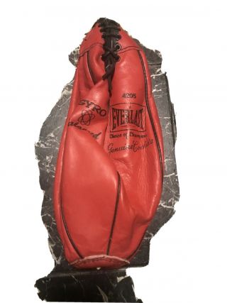 Vintage Everlast Boxing Speed Bag 4205 Gyro Balanced Leather