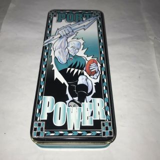 Rare Vintage 90s Afl Port Power Tin Case