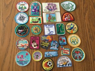 25 Vintage Girl Scout Patches - Apr L - See Photos