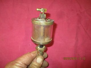 `vintage Stationery Engine Oiler Drip Feed Oil.