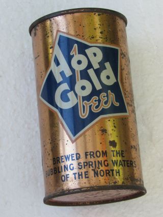 Hop Gold Beer Flat Top Can 1935 Star Brewery Co.  Vancouver,  Wa