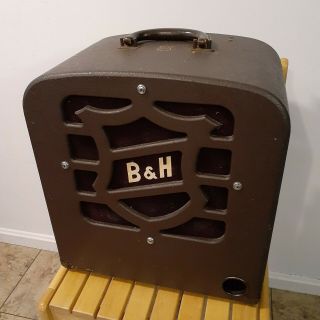 Vintage Bell & Howell Filmosound Speaker Cabinet W/original Speaker