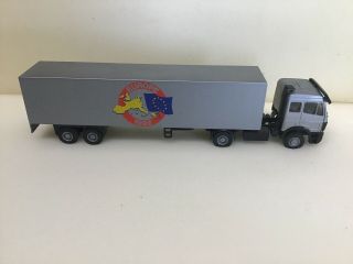 Vintage Lion Toys 1/50 Scale Truck Mercedes Trailer Europe 1992