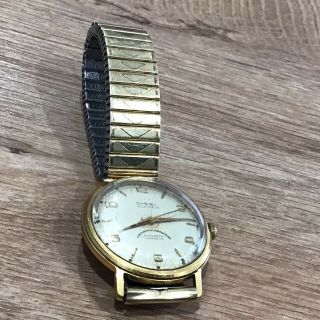 Vintage Disel Gold Plated 41 Jewel Automatic Swiss Made Watch