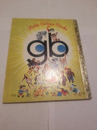 1948 Little Golden Book Walt Disney Pinocchio 1971 Edition Vintage 3