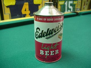 Indoor Edelweiss Light Beer Qt Cone Top - 32 Oz