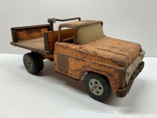Vintage 1958 Tonka Toys State Hi - Way Dept.  Side Dump Truck Parts Or Restoration