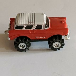 Vintage Schaper Stomper 4x4 Red Chevy Nomad Battery Toy Car Vehicle Read
