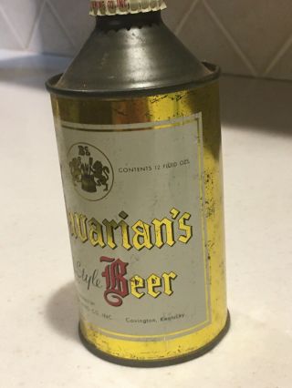 Vintage Bavarian ' s Beer Old Style Cone Top Beer Can 2