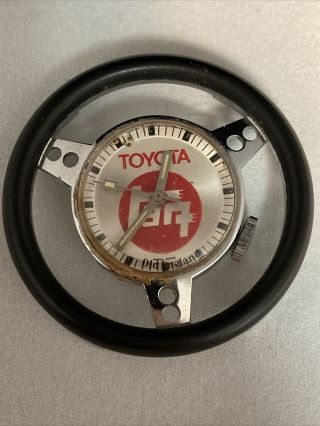 Vintage Toyota " Old England " Steering Wheel Watch Overwound