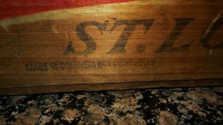 1919 Pre Prohibition Hyde Park Colda Beer Crate Wood Case Box St Louis Mo 2