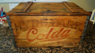 1919 Pre Prohibition Hyde Park Colda Beer Crate Wood Case Box St Louis Mo 4