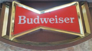 Vintage Budweiser Beer World Champion Clydesdale Team Large Sign Display 2