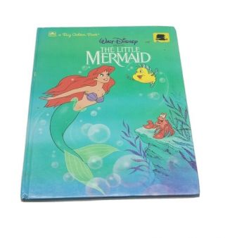 Walt Disney Classic The Little Mermaid A Big Golden Book Vintage 1992 Hardcover