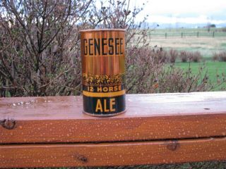 Stunning Genesee 12 Horse Ale Flat Top Beer Can