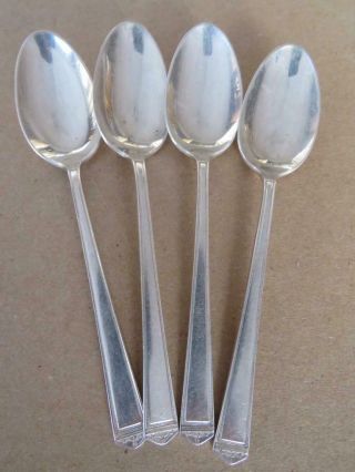 4 1923 Anniversary Demitasse Spoons 1847 Rogers Silverplate International