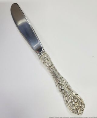 Vintage Reed & Barton Francis I Hollow Butter Spreader Knife Sterling Silver
