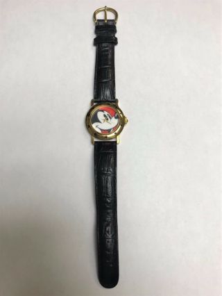 Mickey Mouse Face Watch Leather Band in Tin The Disney Store 3