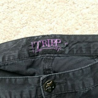 Vintage Tripp Nyc Pants Size 15 Wide Legs Black Lace Mall Goth Vintage 3