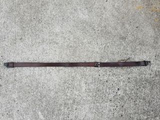 Vintage 1 " Leather Rifle Sling/strap,  5 