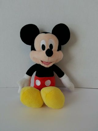 Mickey Mouse Mini Bean Bag Plush Stuffed Animal Toy 9” Disney Store