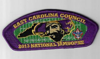 2013 National Jamboree Jsp East Carolina Council Purple Border [ell - 946]