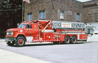 Fire Apparatus Slide,  Truck 2 - 6,  Manheim / Pa,  1971 Gmc / Sutphen
