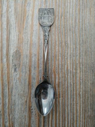 Vintage Alabama State Capitol Silver Plated Souvenir Spoon Made In Holland