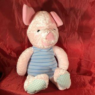 Winnie The Pooh Piglet Disney Store Plush 10” Spring Pastel Blue