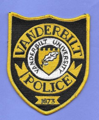 Tennessee - Vanderbilt University Campus Police Dept - Large Patch - Nashville,  Tn
